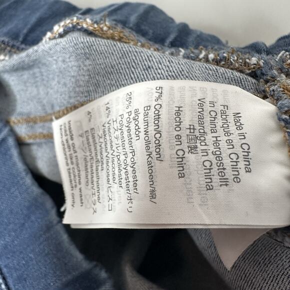 Madewell Jeans Womens 27 Blue Pull on Jean Elastic Waist Skinny Stretch - Picture 8 of 15